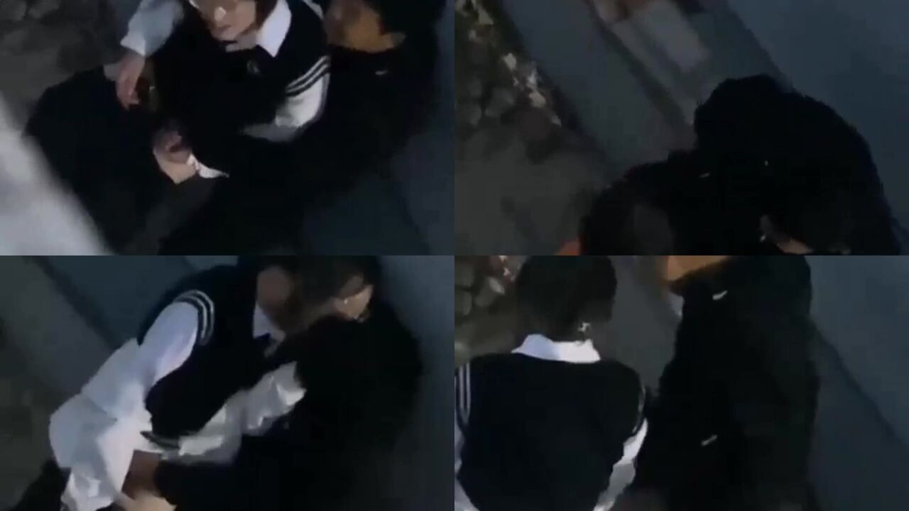 偷拍學生情侶在後巷愛愛
