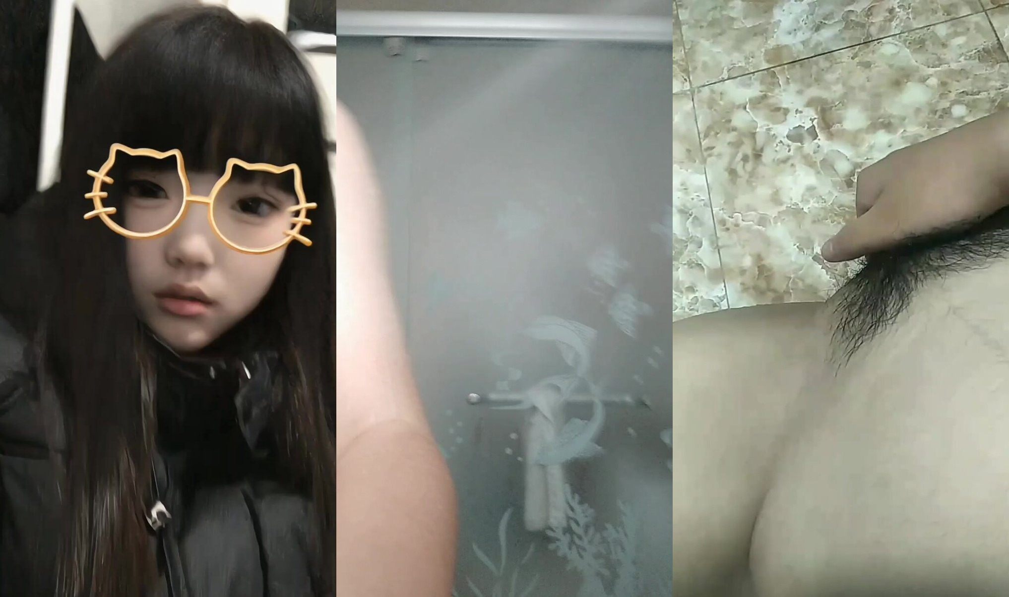 貧乳微肉妹子洗澡自慰噴水