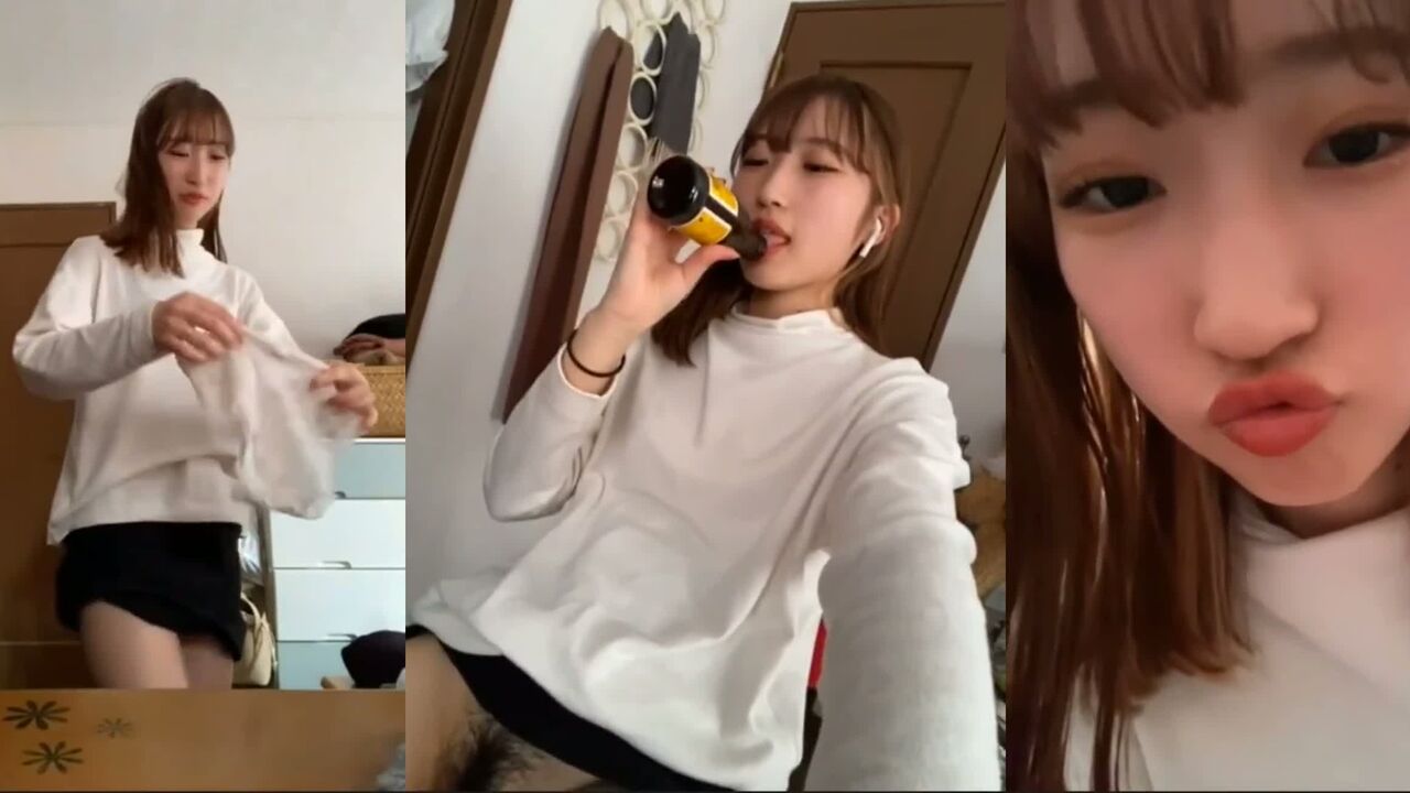 お金に目が眩んだ大學生がZoomオナ