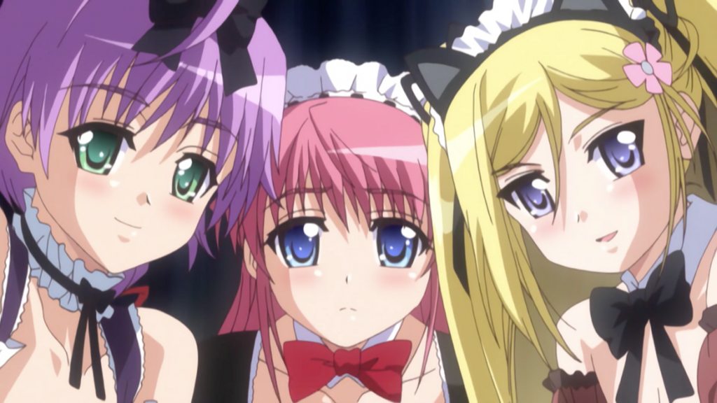 彼女×彼女×彼女 ～三姉妹とのドキドキ共同生活～ 第2話 都会はトイレ、保健室、メイドパラダイス  [中文字幕]