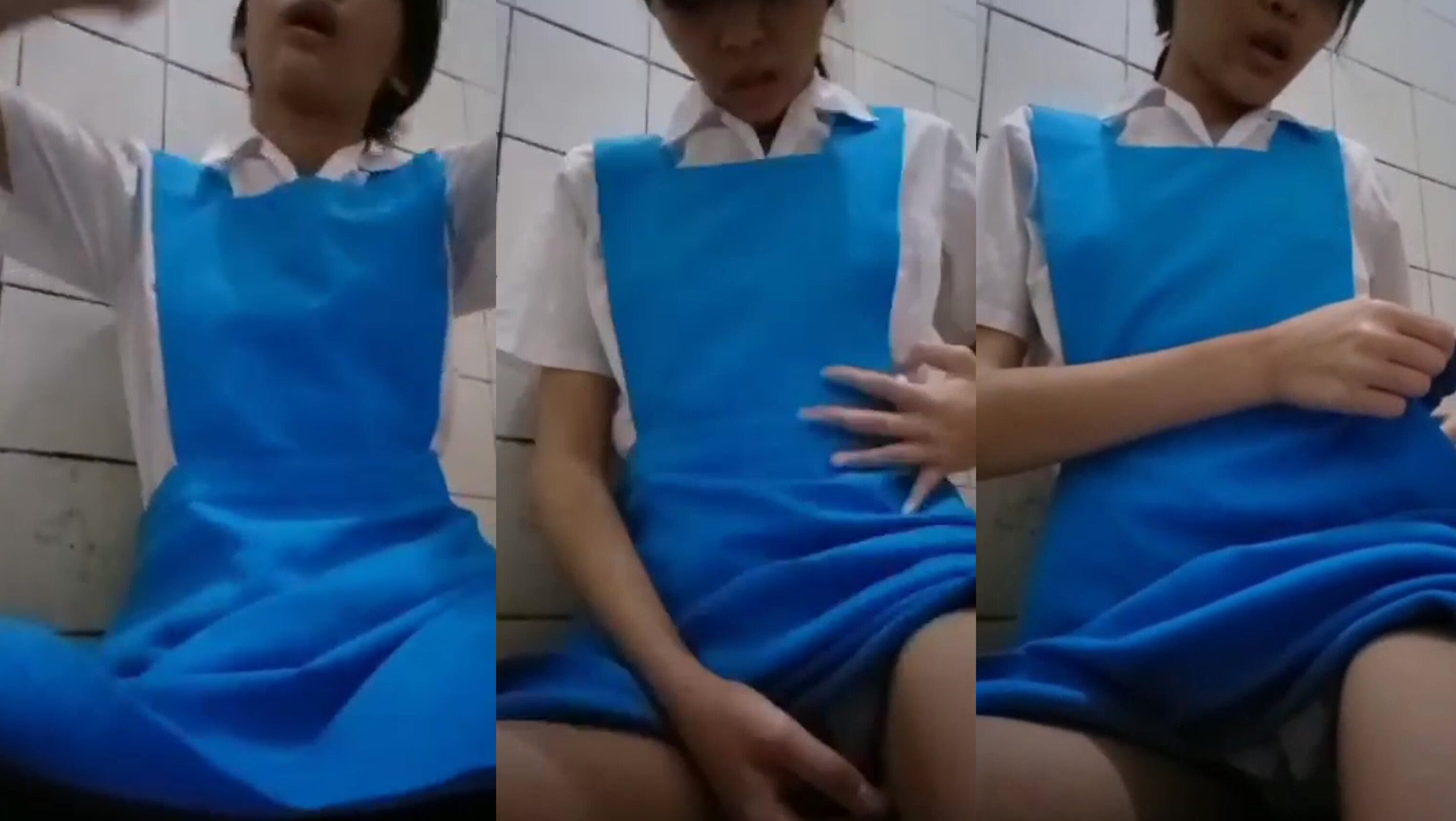 【10年學妹】 脫校服誘惑，太燒了