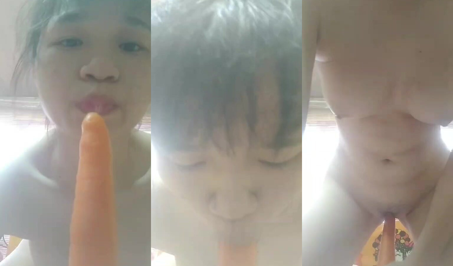 馬來西亞妹妹用蘿蔔自慰