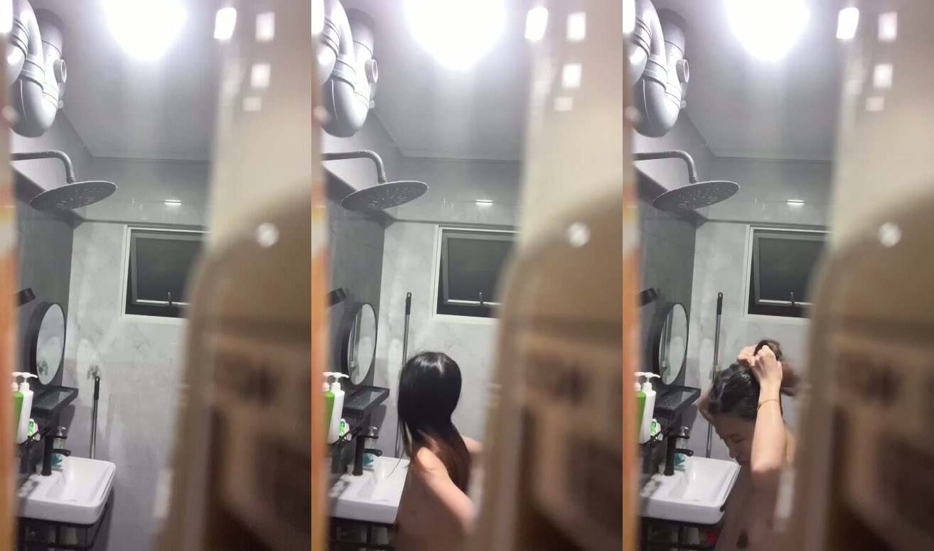 偷拍新加坡妹妹洗澡