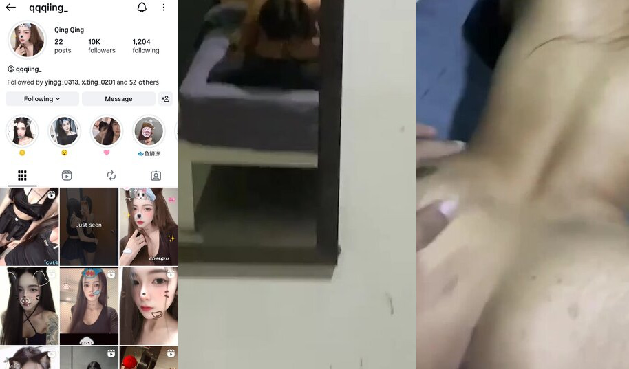 馬來西亞Qing Qing做愛 IG：qqqiing_