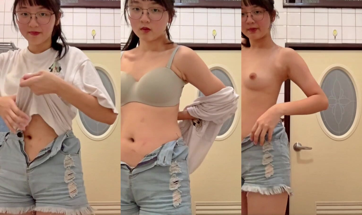 台灣妹妹脫光光給男友看