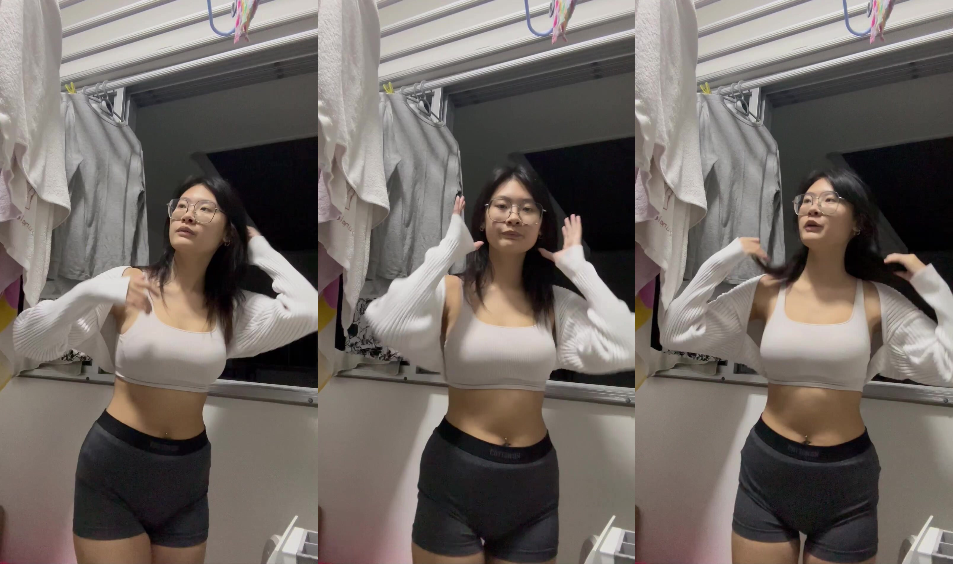 新加坡妹妹露大奶