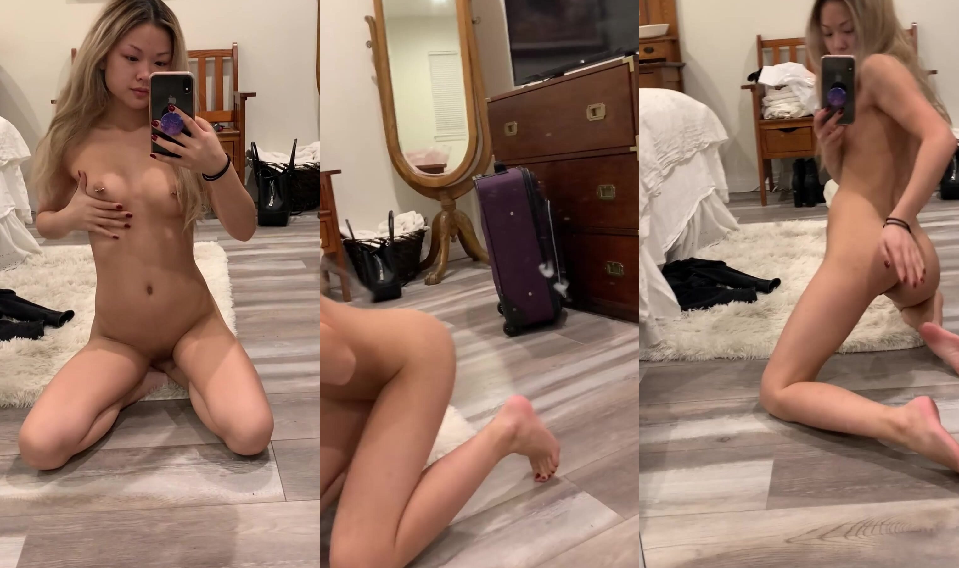 新加坡妹妹自拍自慰