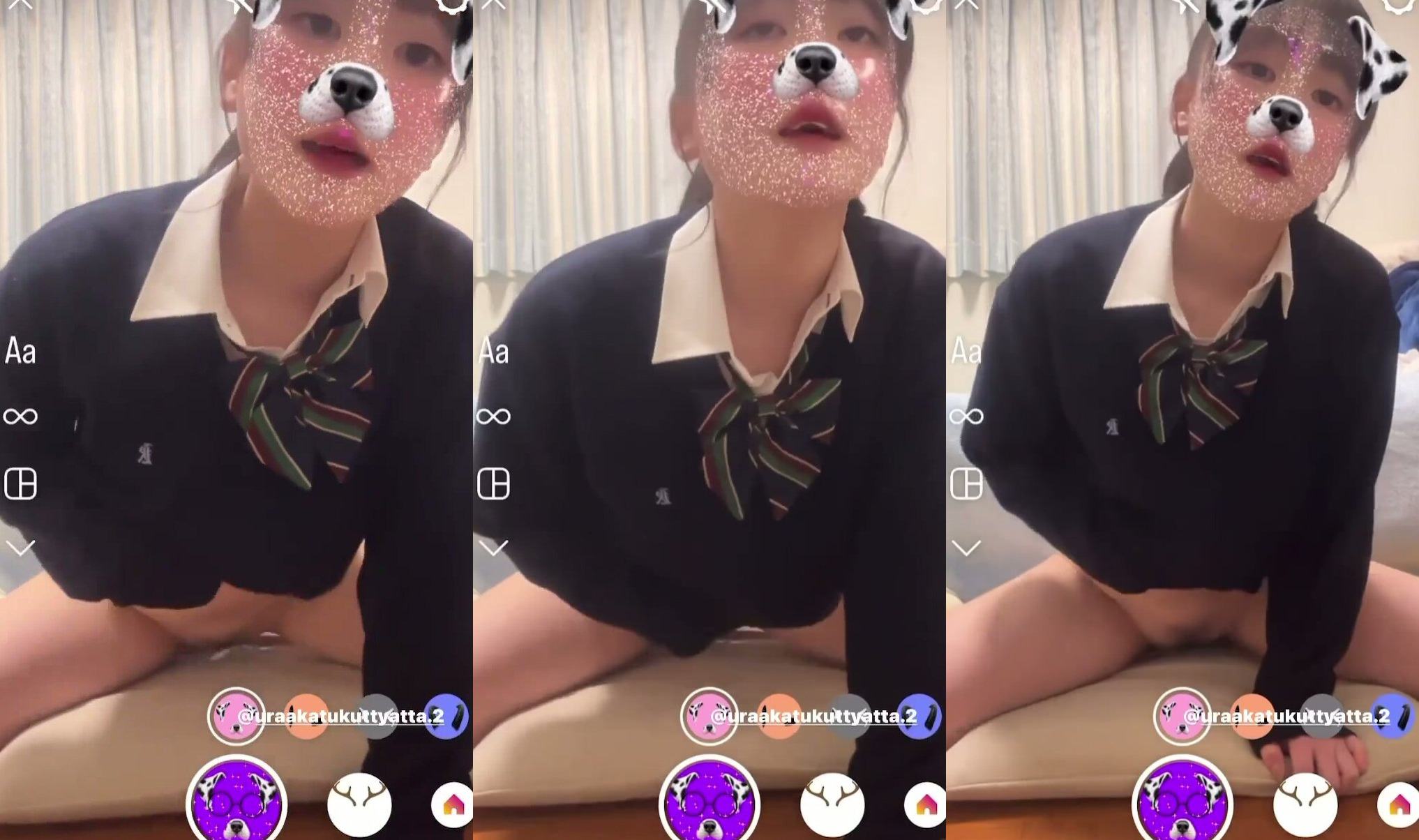 Jk騎乗位おなにー
