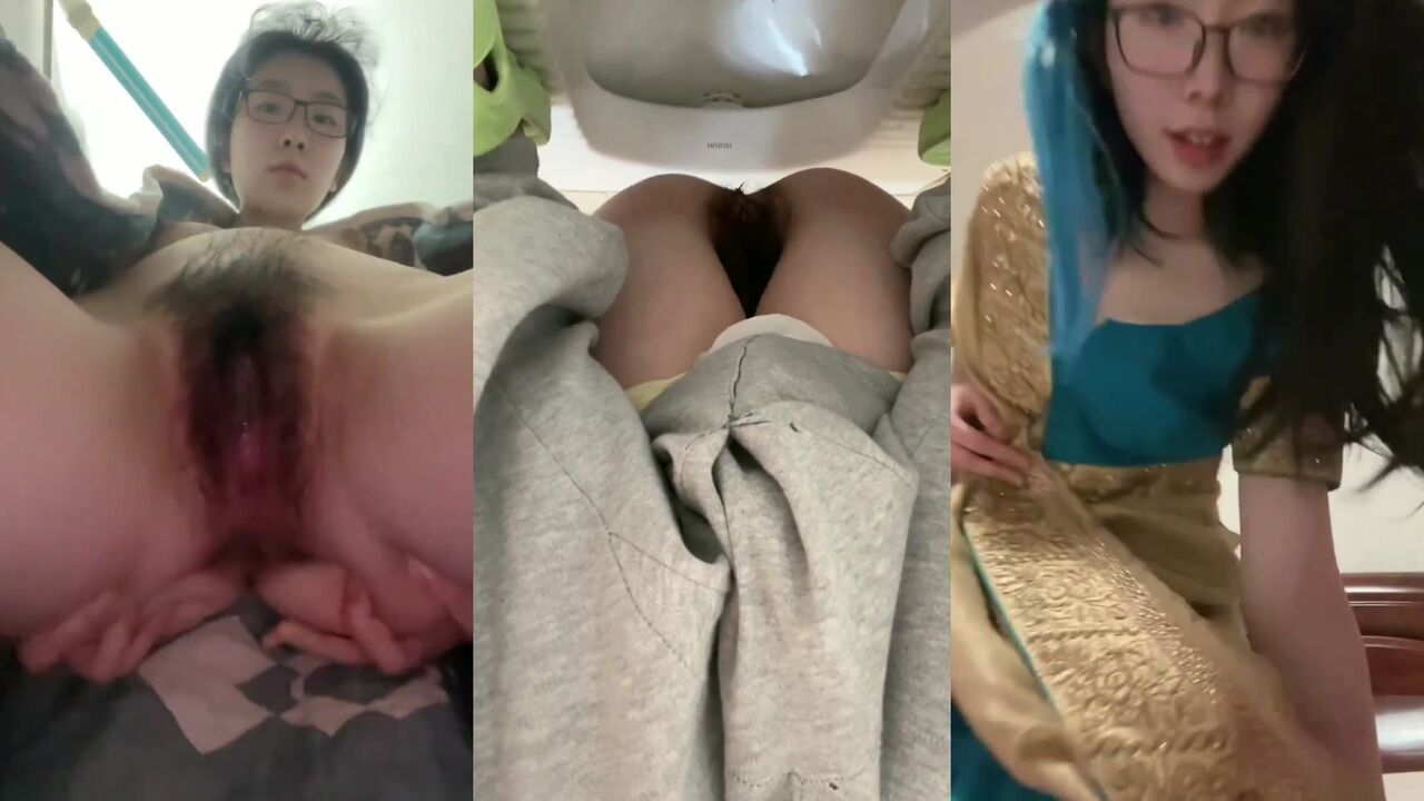 清純眼鏡兔牙騷妹子自拍2