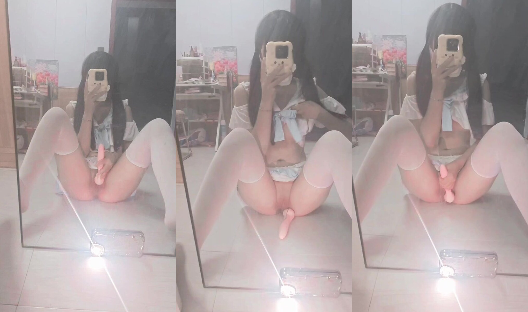 受不了在鏡子面前自慰
