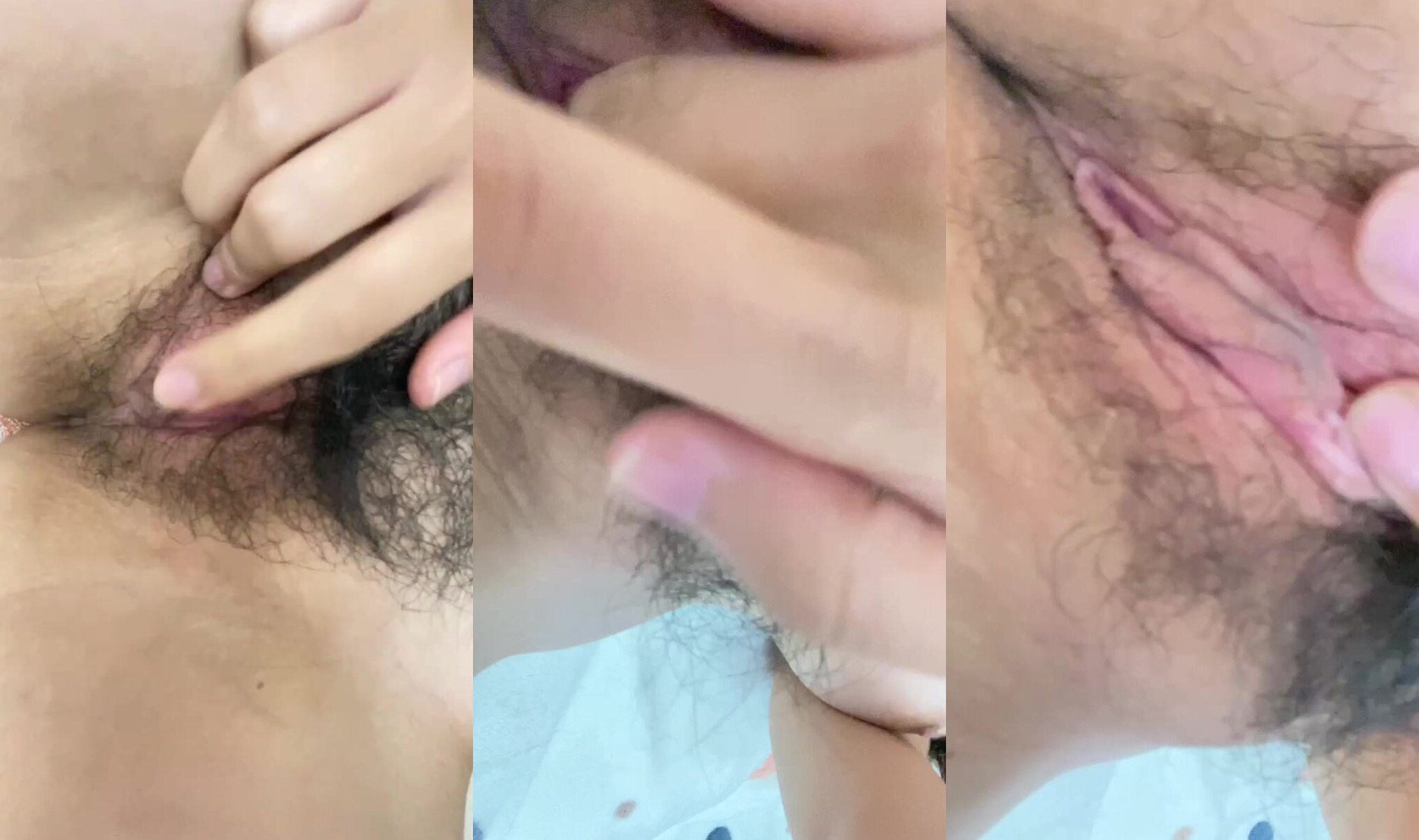 飢渴奶妹床上全裸摳穴