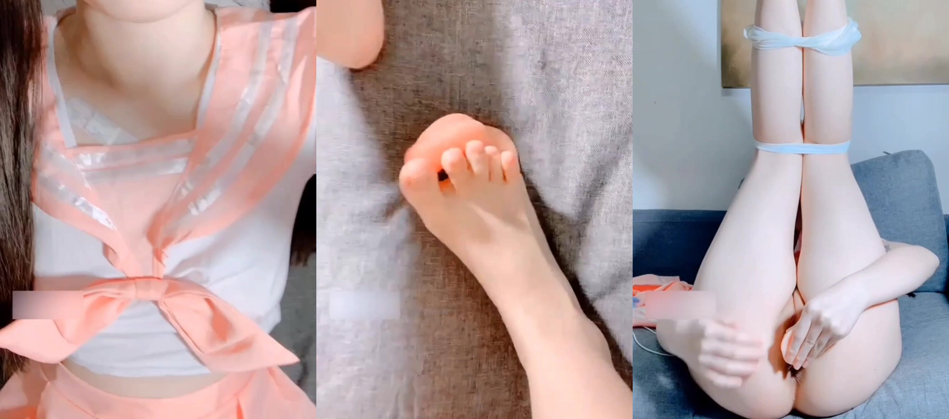蘿莉妹邊講話邊自慰噴水