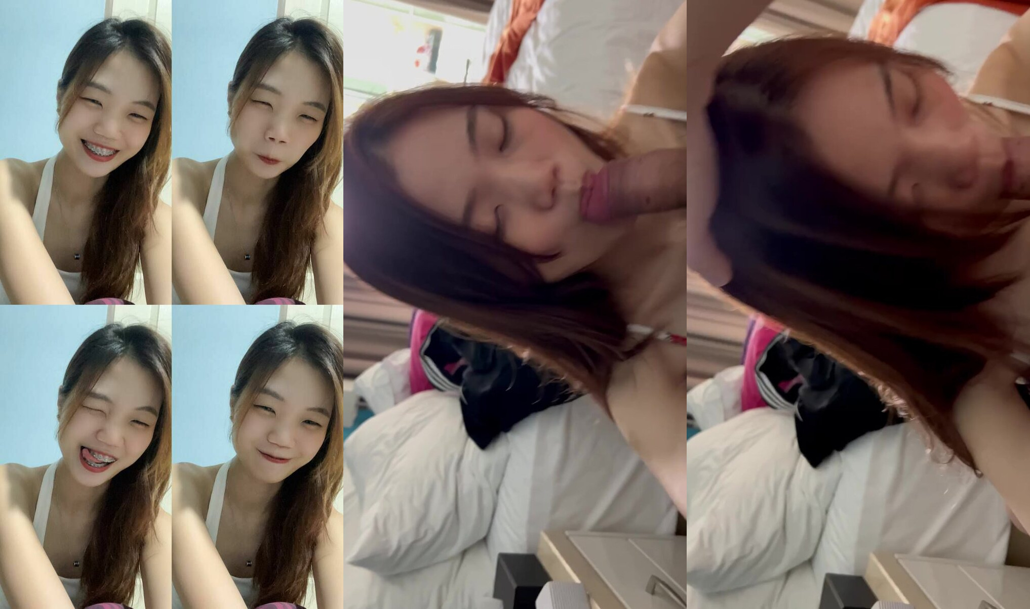 馬來西亞妹妹幫男友舔肉棒