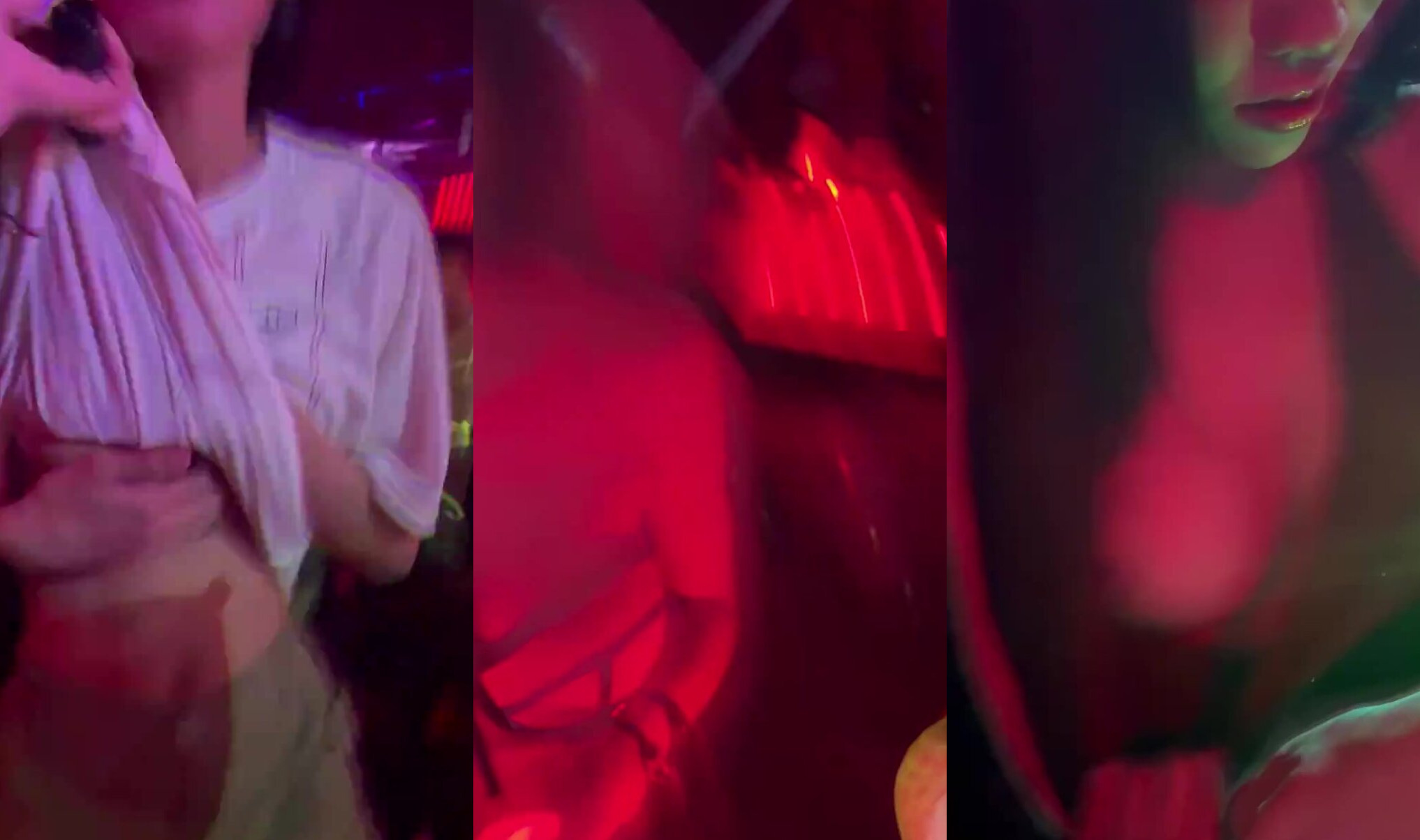 夜店美女們露奶