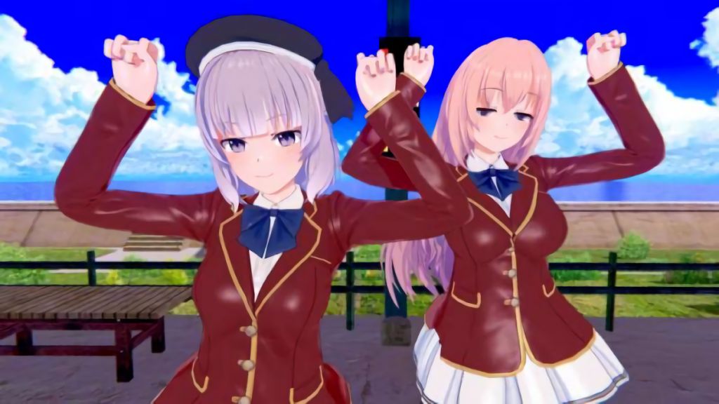 [Gentleman910] 【KKS／MMD】【3200ｘ1800／60FPS】【Caramelldansen】坂柳有栖 一之瀬帆波 【ようこそ実力至上主義の教室へ】