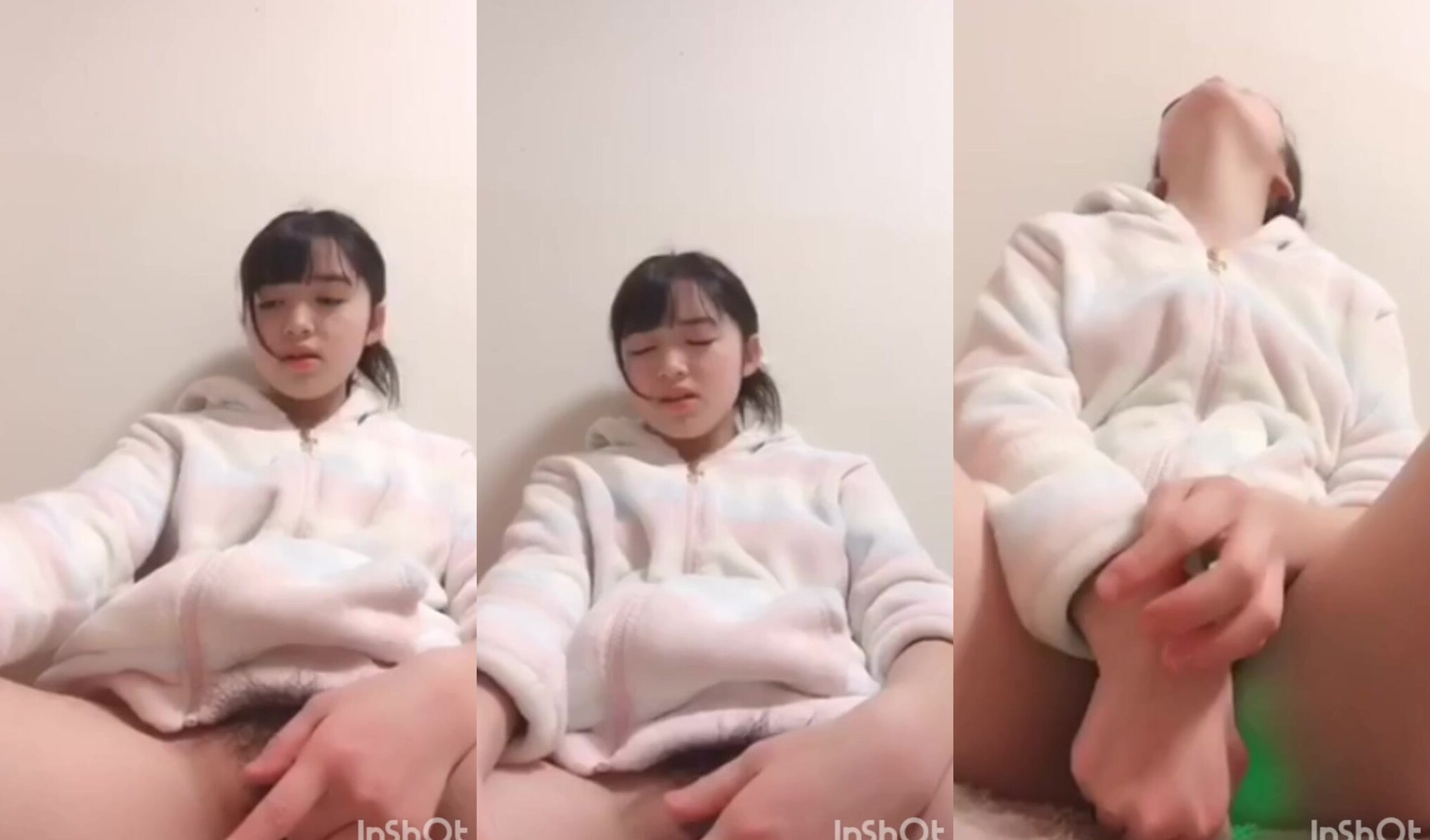 つるつるの変態美少女自撮り☆素樸な感じが良き♪美乳娘とのえろいぷ