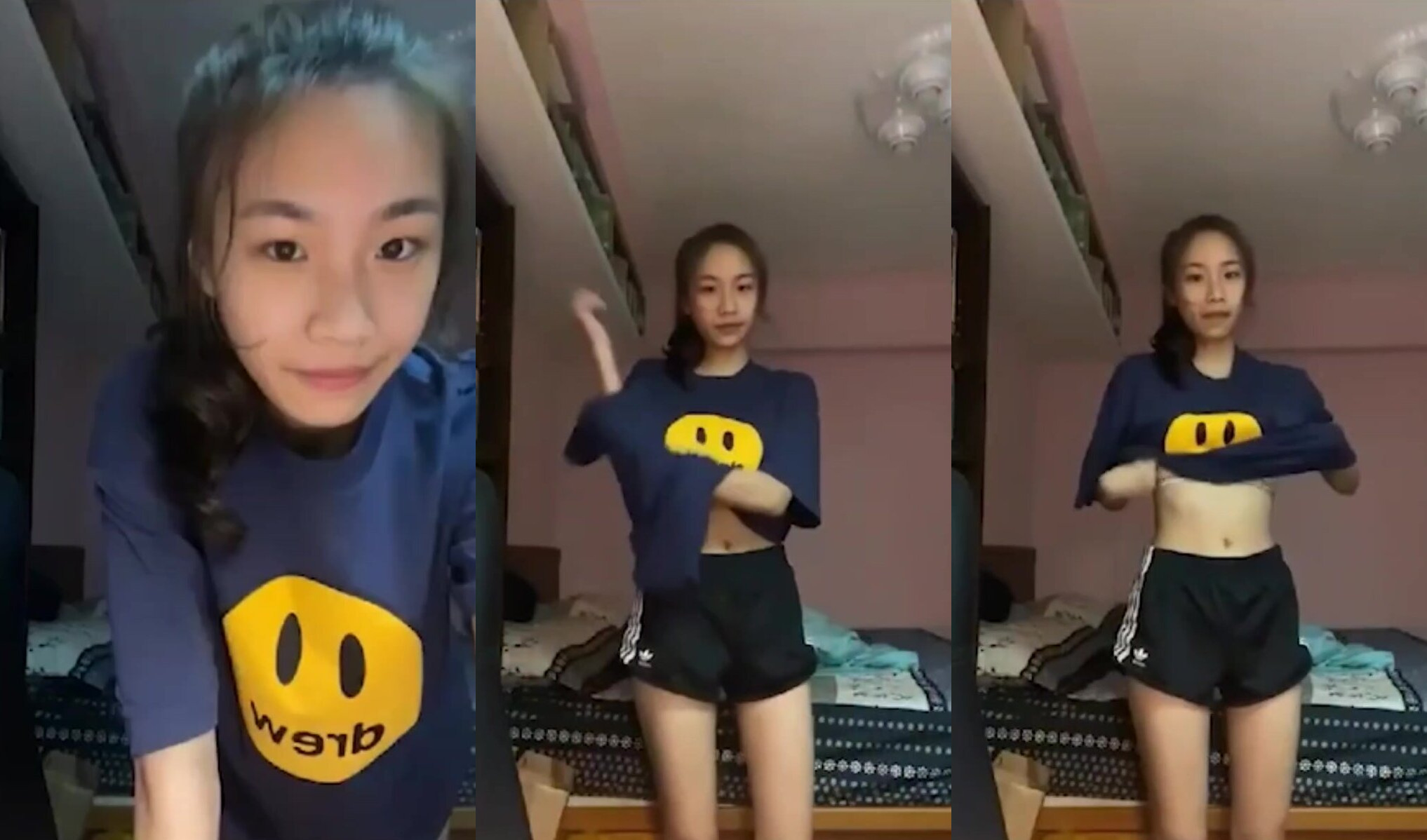 顏同學脫衣服
