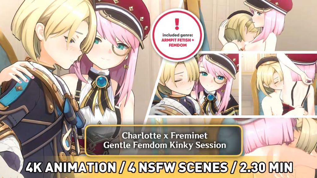 [PastaPaprika] Charlotte x Freminet Femdom Session ANIMATION