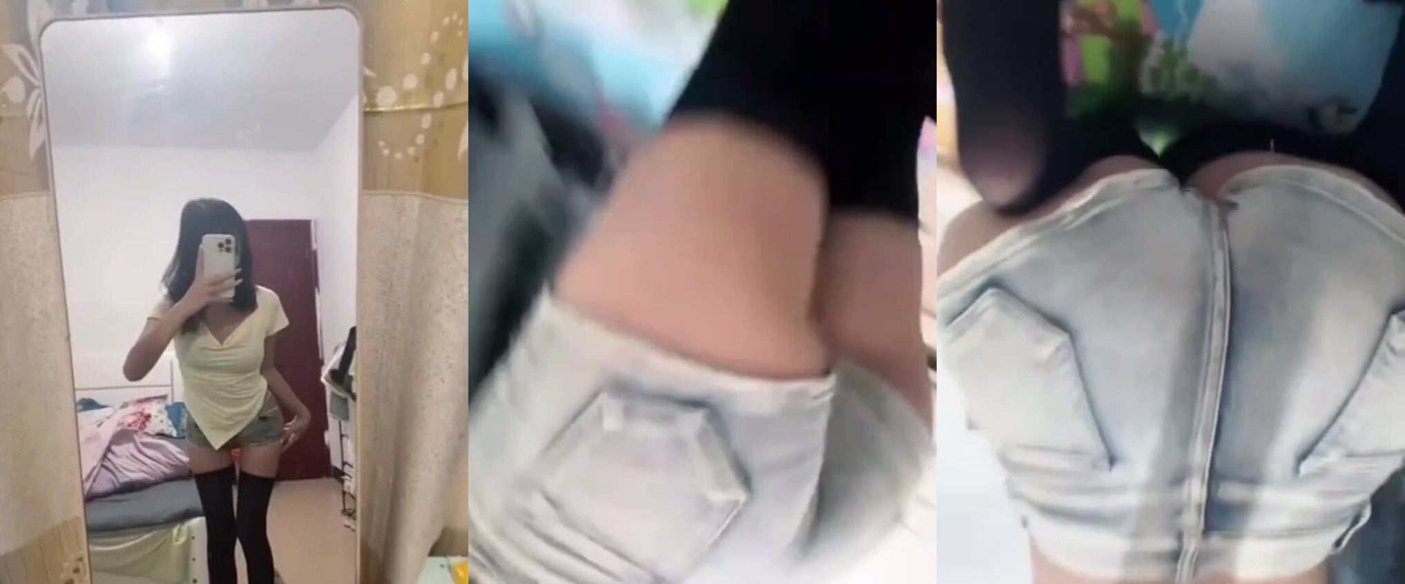 女孩自拍好身材
