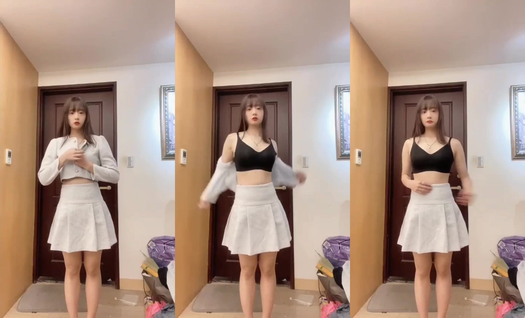 高中妹脫衣自拍08