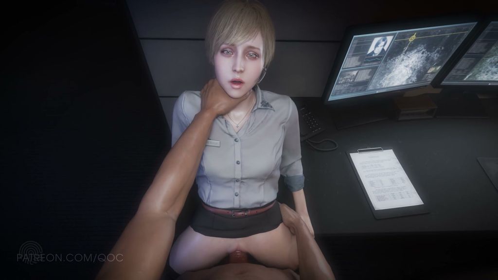 [QOC] [Animation] Sherry – Fucked on desk – Creampie FHD Sound