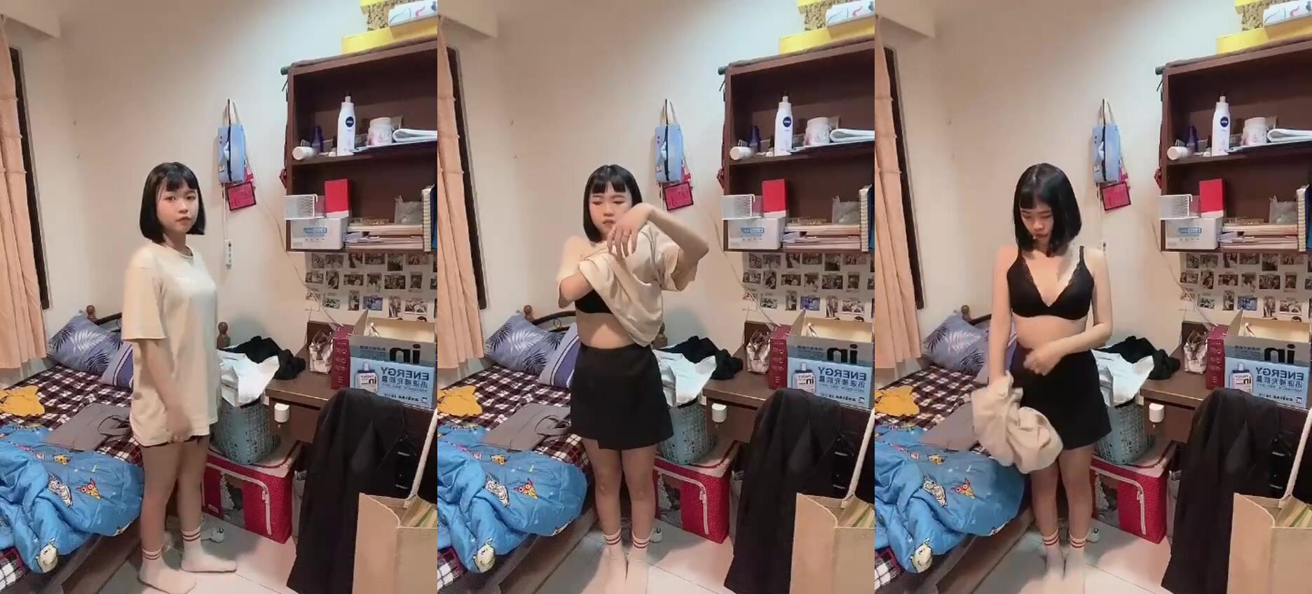 高中妹脫衣自拍09