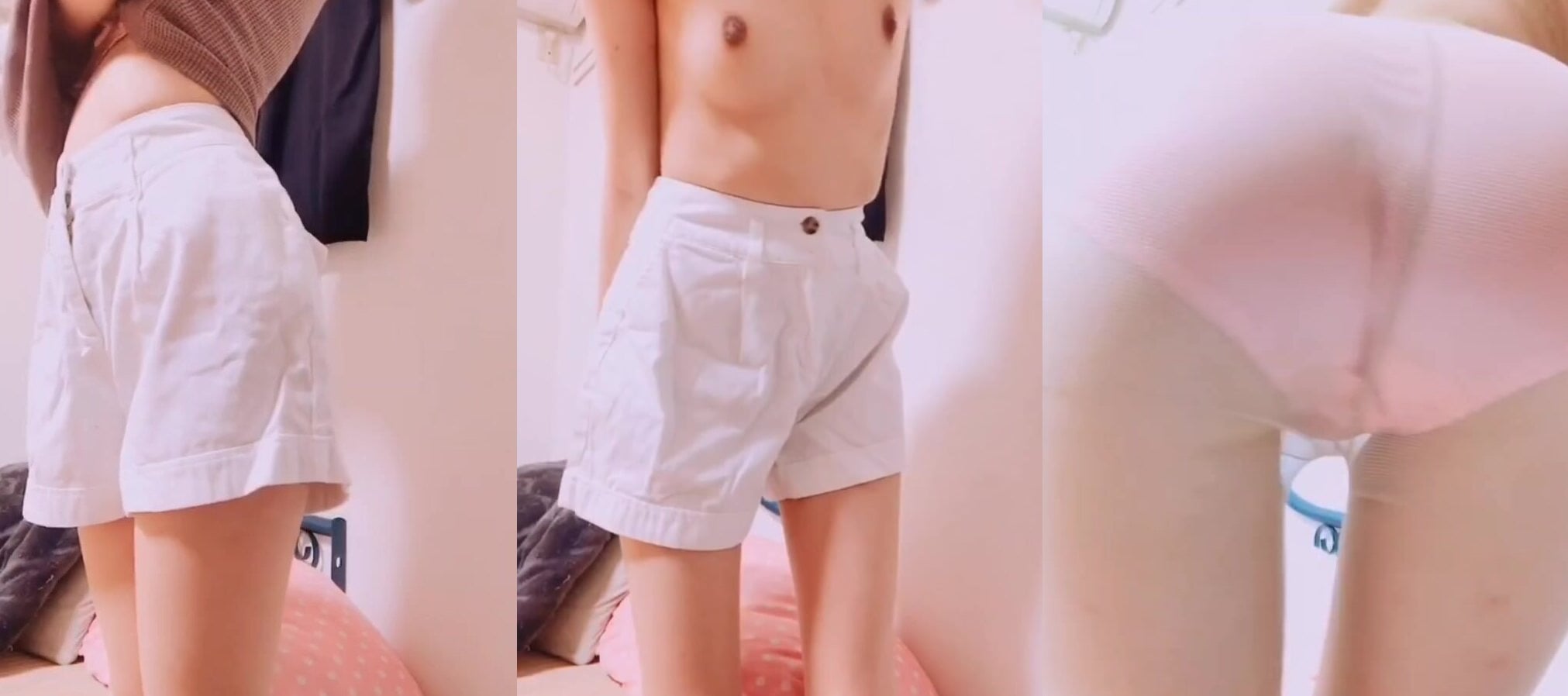 日本妹妹自慰尿在內褲上2