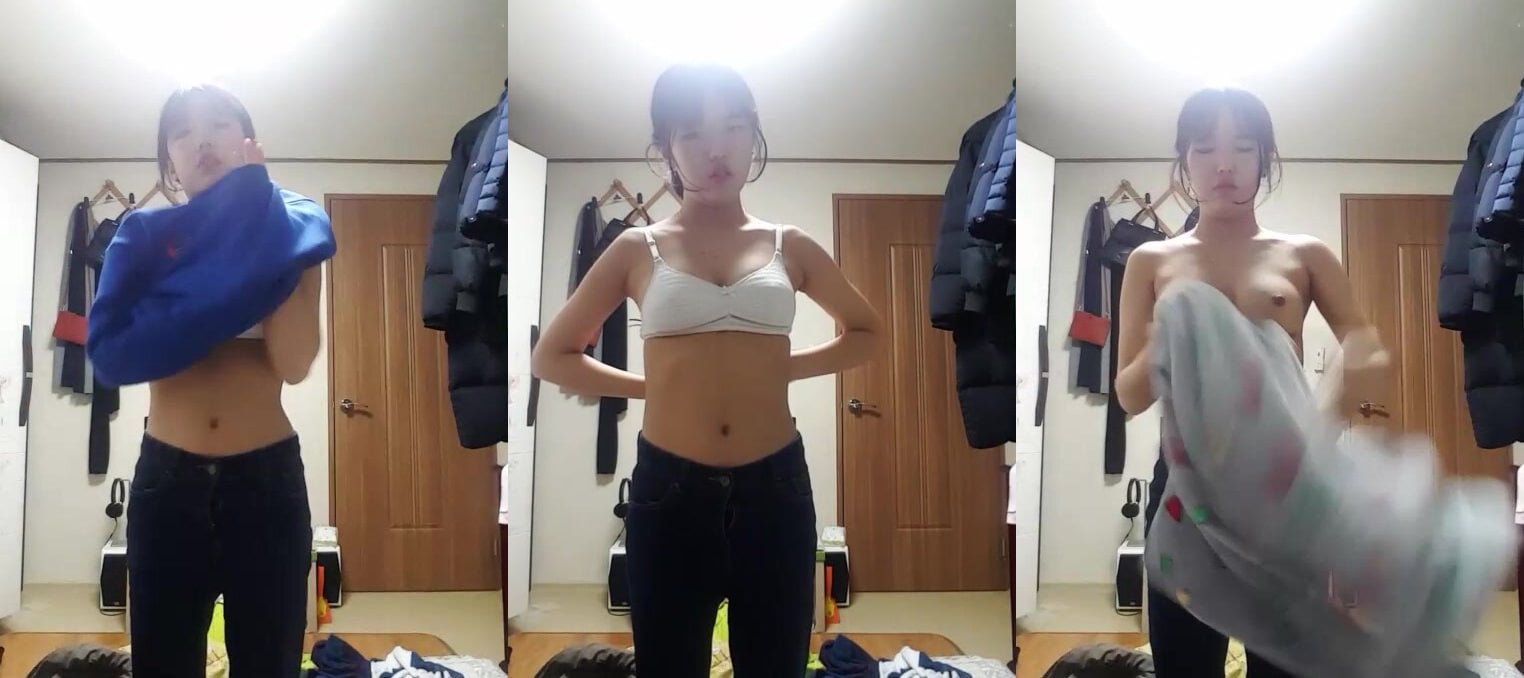 日本妹妹換睡衣自拍