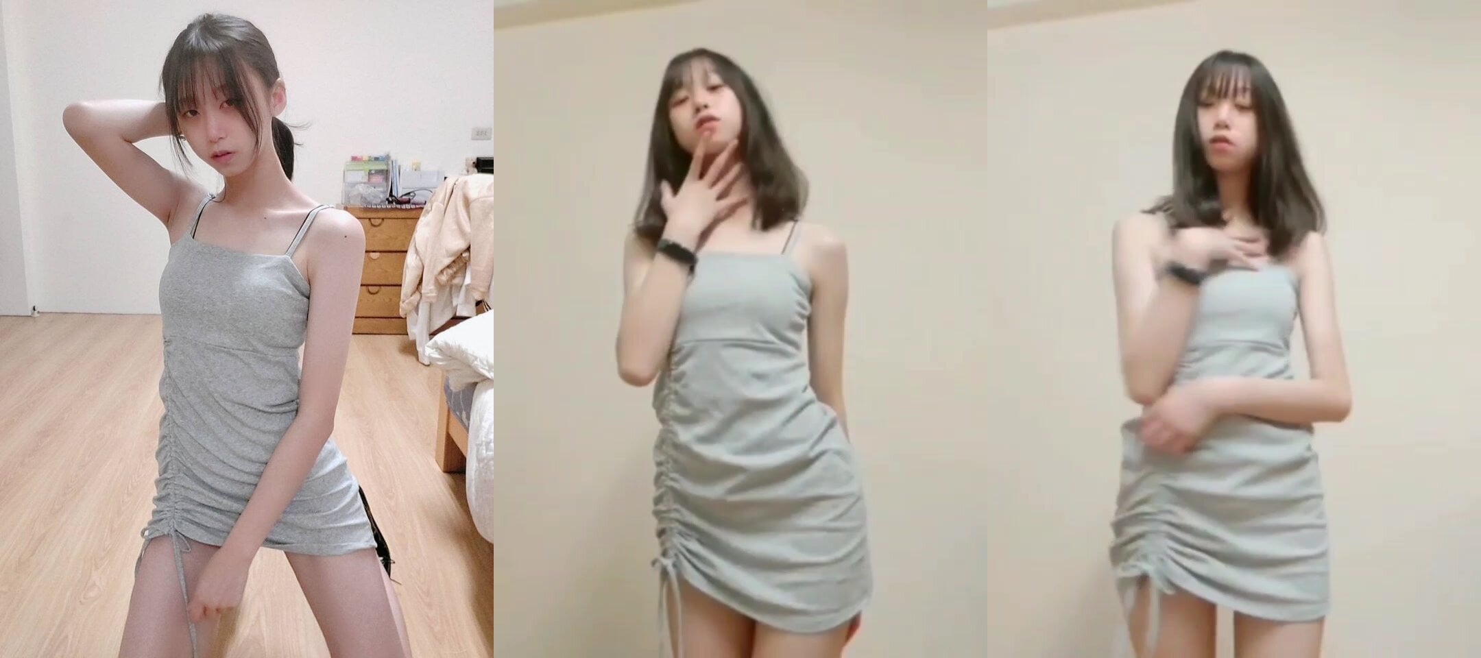 高冷貧乳妹子性感自拍