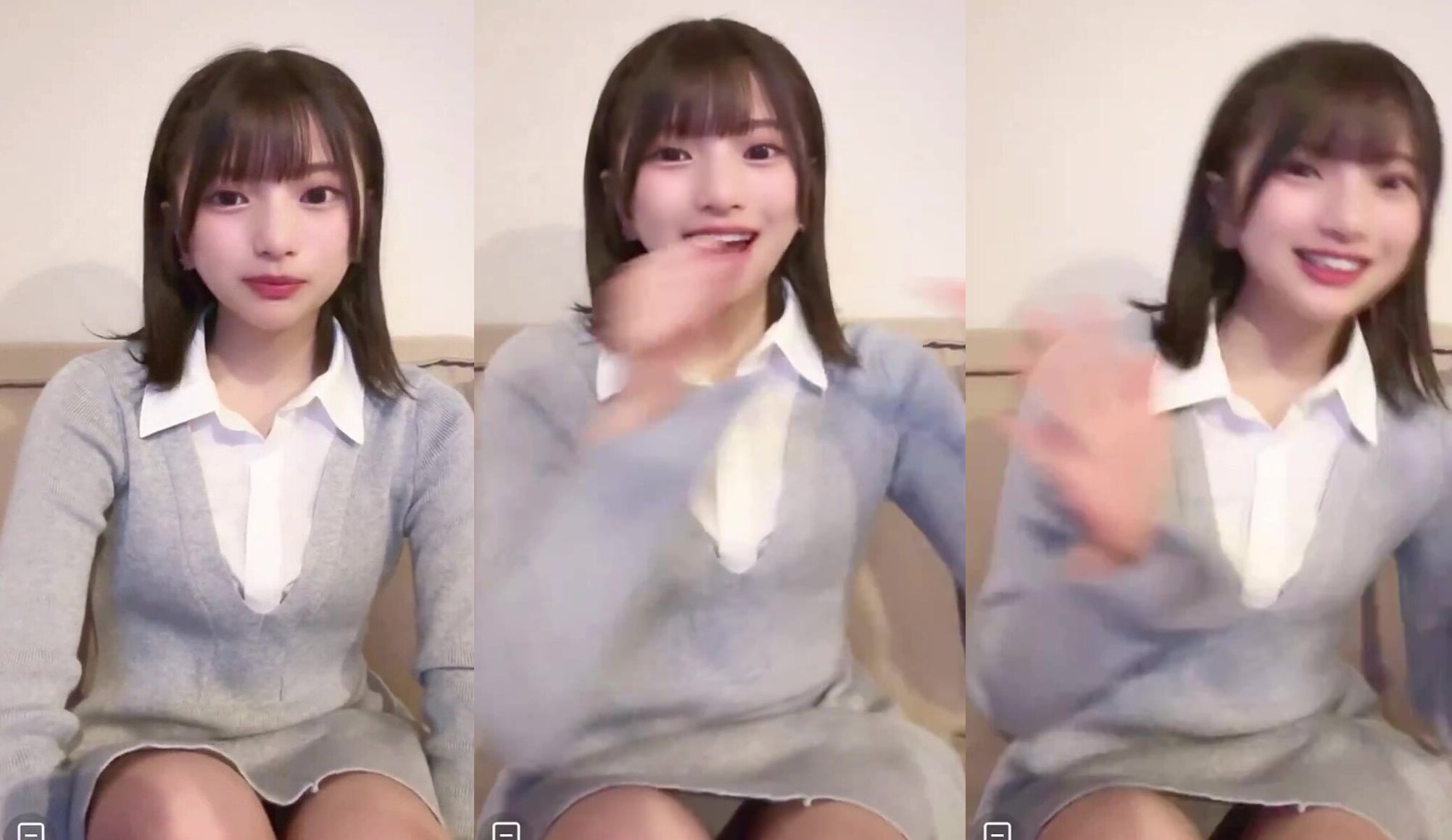 アイドル配信中にみえてしまう