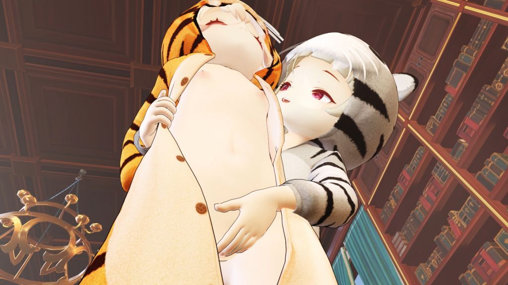 [3Dimm Animations] Klee & Sayu - Tiger girl's teasing