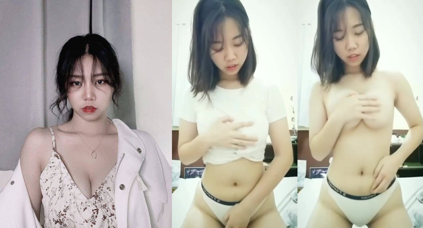 八字奶兔牙短發美女自慰