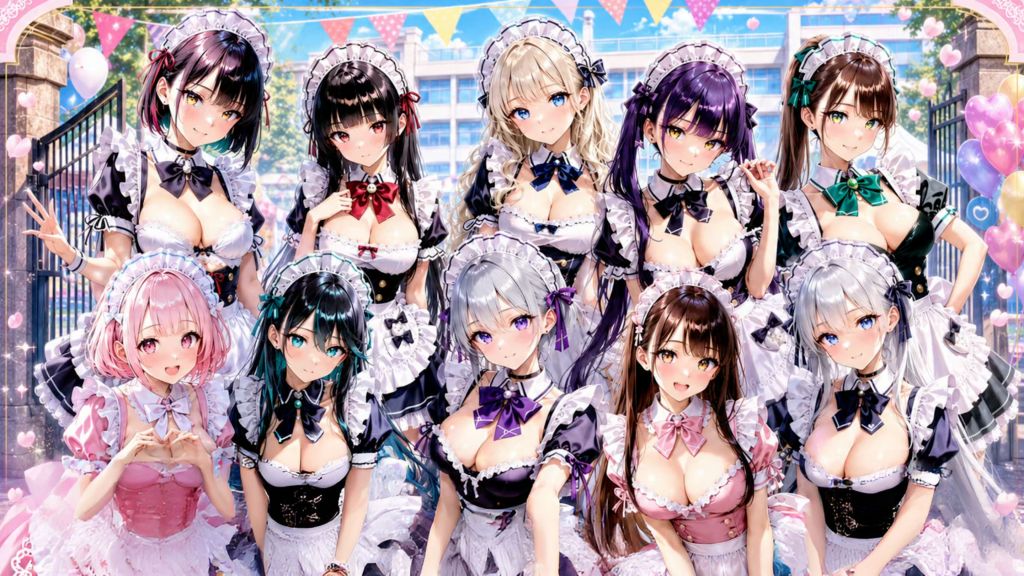 [月見どらいばー] あまあまメイド学園 ～極上ご奉仕10連発～