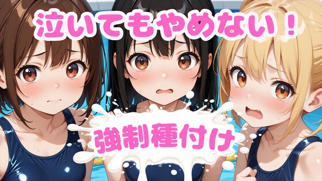 [Monty] 泣いてもやめない！強制種付け～プール編～