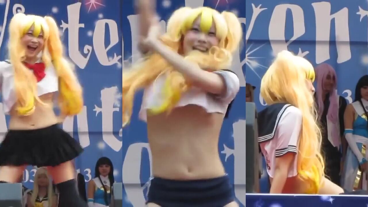 舞蹈走光