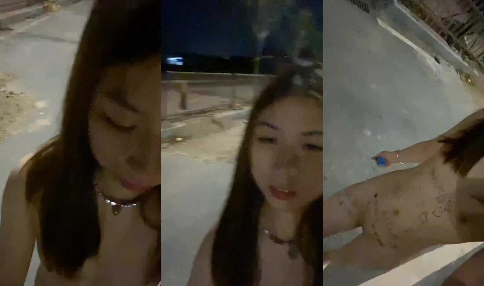 妹妹裸體走街自拍